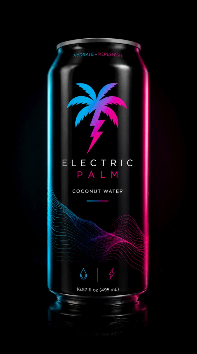Electric Palm Coconut Water can